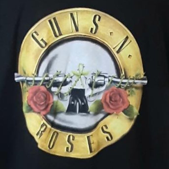 Guns N' Roses Mens Black Graphic Tee Size Medium NWT - Picture 1 of 3